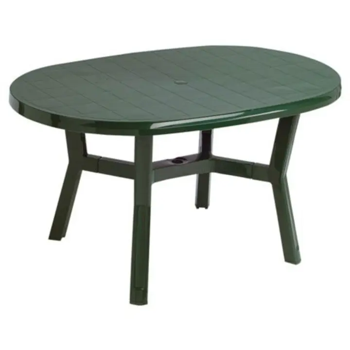 Garden Life Mesa Ovalada 4060V – Verde – 140x90x13 cm – Muebles y Electrodomesticos Contreras - 1