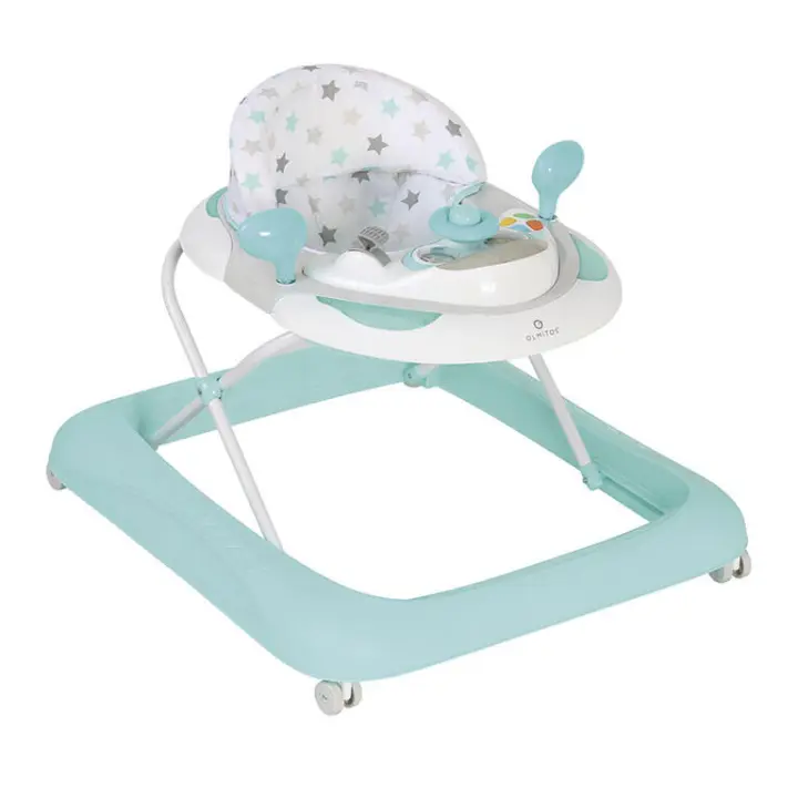 OLMITOS ANDADOR BASIC GREEN STARS CON ALTURAS Y BANDEJA JUEGOS - 1