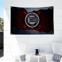 Bandera De Deporte Club Corinthians Paulista 1PC Poliéster Para Exterior Decoración De Habitación Estilo Colgante Sin Personalización - details 3