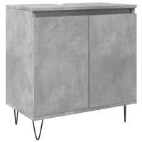 vidaXL Armario de baño madera de ingeniería gris hormigón 58x33x60 cm - details 1