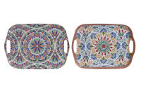 LILI HOME Vajillas de Melamina: Elegancia y Durabilidad. Plato Llano: Ø 28 cm / Plato Hondo: Ø 23 cm / Plato de Postre: Ø 20 cm / Bol Individual: Ø 13 cm / Bol de Ensalada: Ø 25 cm / Bandejas de Servir: 40 x 29 cm y 36 x 26 cm. - details 7