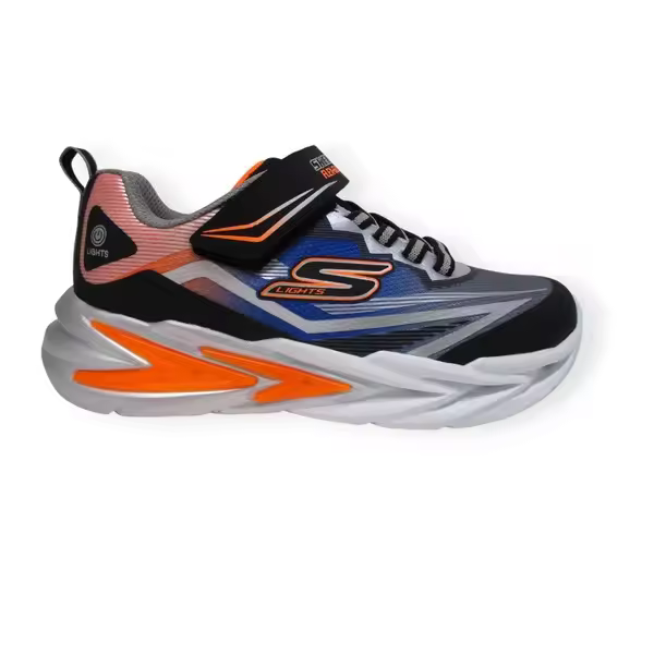 SKECHERS 400139L BKSL FLEX GLOW ULTRA LIGHTS - 1