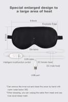 Máscara Caliente Para Los Ojos USB Reutilizable Masajeador De Ojos Para Dormir Cuidado De Los Ojos Anti Bags Y Arrugas - details 4