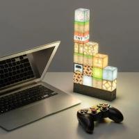 Lámpara De Mesa LED Juego De Bloques DIY Decoración Para Habitación De Niños Regalo Festivo Luz Nocturna Brownstone - details 8