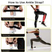 Set De Bandas De Resistencia Con Anclaje Para Puerta Manijas Y Bolsa De Transporte Ejercicios De Gimnasio En Casa Para Muslos Pecho Brazos Y Cintura - details 2