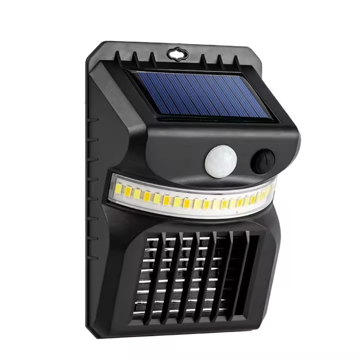 BIT Lámpara Solar LED Mosquitera UV Con Electrochoque Inteligente De Inducción Humana Luz Exterior Impermeable Para Exterior - 1
