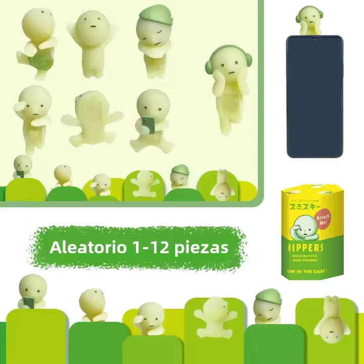 Figuras De Animal Recreativas Mini Smiski Hippers Serie Party Decoración Para Niños Y Coleccionistas Caja Sorpresa De Juguetes - 1