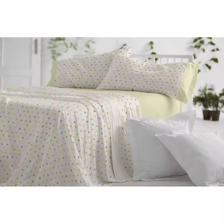 🛏️Juego Sábanas Juveniles Burrito Blanco Modelo 182 Kids– 50% Algodón, 50% Poliester, 100% Confort y Estilo 🌙 - 1