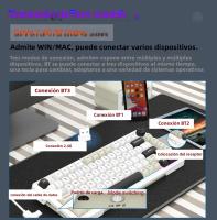 Teclado Mecánico De Juegos E-YOOSO Z82 RGB Con Bluetooth Y Cable 2.4G 3 Modos Para PC Portátil Computadora 82 Teclas - details 2