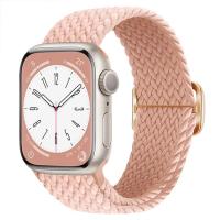Correa De Pulsera Para Apple Watch Trenzada Solo Loop Elasticidad Nylon 40mm 41mm 44mm 45mm 49mm Compatible Con Series 8 3 SE 6 7 Ultra Para Hombres Mujeres Niños - details 5