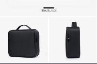 Nueva Bolsa De Maquillaje Para Mujer Viaje Impermeable De Tela Oxford Organizador De Cosméticos Con Cerradura De Cremallera Estilo Casual - details 3