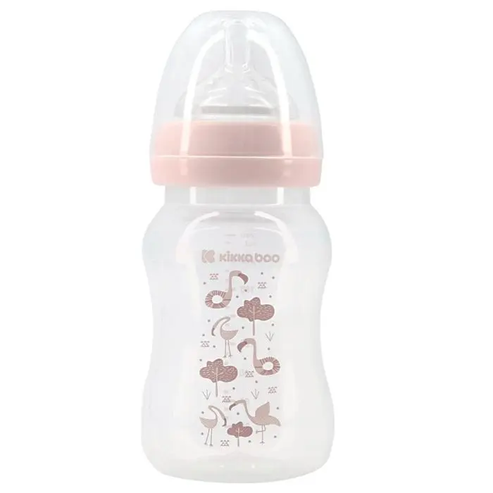 Biberão PP 240ml Kikka Boo Flamingo Rosa - 1