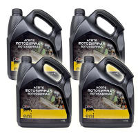 Pack 4 Aceite para cadenas de motosierra Eni - Agip 4L. Lubricante de engrase para cadenas | 4 Garrafas de 4 litros - details 0