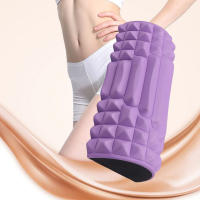 Rodillo De Yoga EVA Espuma Medio Redondo Para Ejercicios De Pilates Masajeador De Cilindro Para Entrenamientos En Casa Diámetro 5.5cm Longitud 24cm - details 1