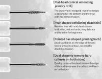 10 Estilos De Brocas De Carburo De Tungsteno Para Uñas Herramientas De Archivo Eléctrico Para Manicura pro Efile Cortador De Barra De Pulido Fin - details 2