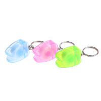 Llavero De Higienización Dental 1PC 15M En Forma De Dientes Con Cadena Portátil Para Cuidado De Encías Y Limpieza Oral Joyería De Dientes - details 5