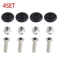 Juego De 4 Piezas Fundas Para Resorte De Almohadilla Universal Para Estuche De Equipaje Trasero De Motocicleta Negro Accesorios Para Cierre De Almacenamiento De Motor - details 0