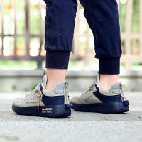 Zapatillas De Deporte Para Niños Casuales Ligeros De Bajo Toda Azul Beige Talla 28-39 Cierre De Correas Material Superior De Cuero - details 7