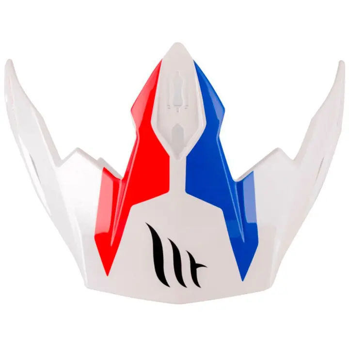 Visera de casco de moto District/streetfighter Twin Rojo,Blanco,Azul Mt Helmets - 1
