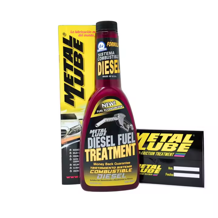 Metal Lube Tratamiento Sistema Diésel 236 ml | Aditivo Diesel Profesional | Limpia Inyectores y Válvulas Metal Lube | Protege Bomba Alta Presión | Antihumos Diesel y Reductor de CO₂ |Metal Lube Pre-ITV Diesel para Mejorar Rendimiento y Reducir Emisiones - 1