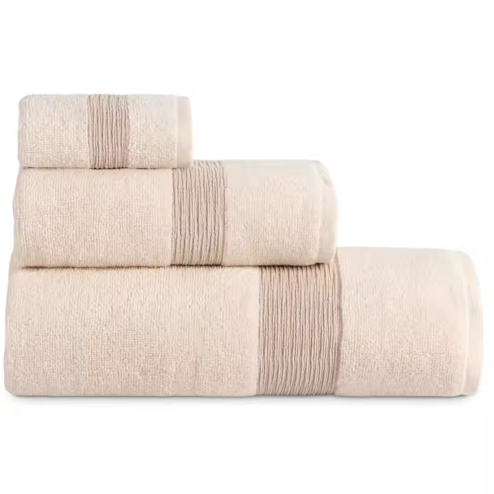 Don Algodon Juego de Toallas de Baño Don Algodón de Lujo 100% Algodón Zero Twist Set 3 Piezas - Colores Variados - 1