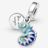 Pandora Charm de Colgante en Plata de Legislación Camaleón 791676C01,Incluye Caja Original - details 0