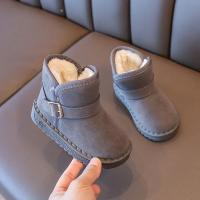 Botas De Nieve Para Niños Y Niñas Marrón Gris Rosa Y Rosa Suaves Y Gruesas Para Invierno Zapatos Planos De Algodón Para Niños - details 21