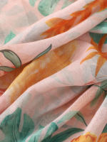 Bufanda De Pashmina Suave Estampada Con Borlas Florales Daisy Para Mujer Moda Elegante Abrigo Versátil Para Todas Las Estaciones - details 7