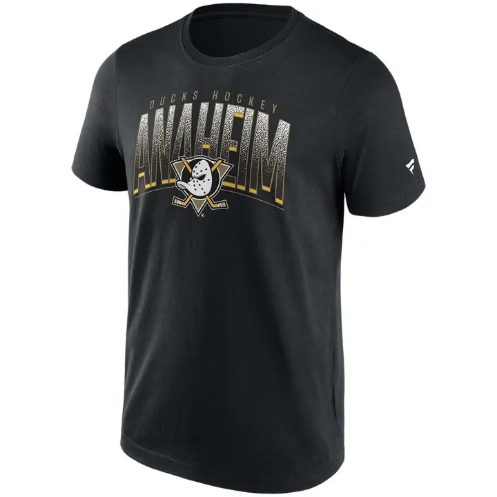 Camiseta de Manga Corta Fanatics Anaheim Ducks para hombre en color negro - 1