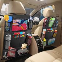 Organizador De Coche Con Pantalla Táctil Soporte Para Tableta Accesorios De Interior Para Automóvil Cubiertas De Bolsillos Y Protección De Asiento - details 1