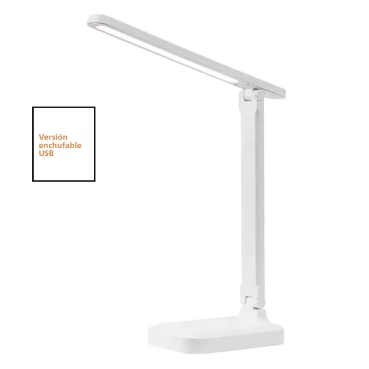 Lámpara De Mesa Plegable LED Con Protección Ocular Y Control Táctil Para Estudiar Y Dormitorio Carga USB Fuente De Luz Dimmer - 1