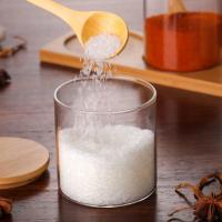 Jars De Almacenamiento De Condimentos De Vidrio 300ml Con Tapa Y Cuchara De Bambú Estuche De Especias Para La Cocina Contenedor De Almacenamiento De Azúcar Sal Pimienta - details 2