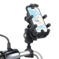 Soporte De Teléfono Móvil Para Motocicleta Con Amortiguador De Vibración Soporte De Rotación Ajustable Para Motorbike Ball Head Mount - details 49