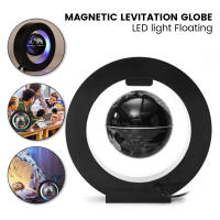 Globo Terráqueo Magnético Flotante Con LED Rotativo Patrón De Globo Regalo De Cumpleaños Iluminación De Mesa En Forma De O Novedoso - details 6