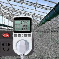 Controlador de temperatura digital Socket Thermostat de refrigeración de calefacción 230V with sensor Socket y probe Pantalla LCD para winteradero, Acuario, Terrarium, Rep - details 3