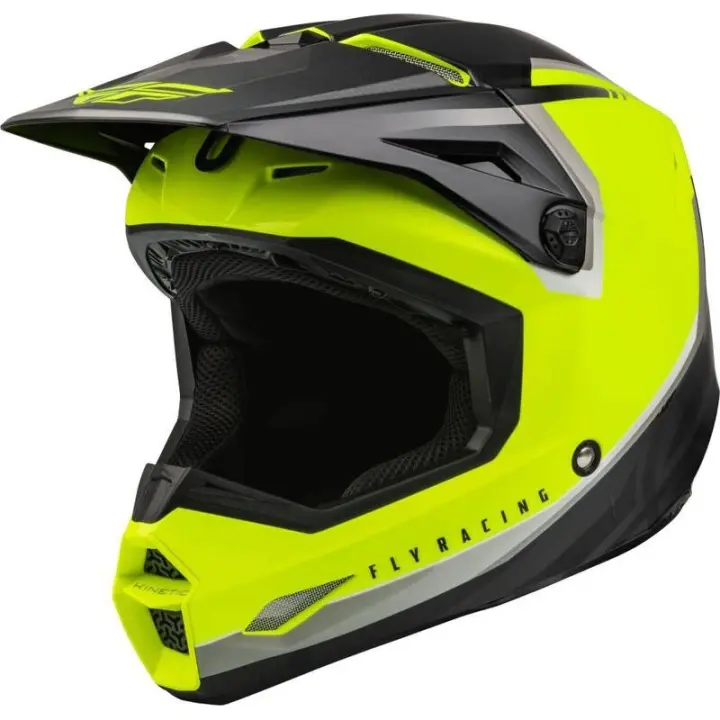 Casco FLY RACING Kinetic Vision - Hi-Vis / Negro-amarillo talla M - 1