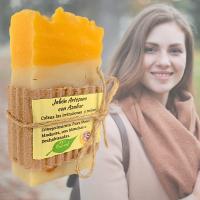 Jabón Artesanal Natural de Azahar. Pumarshop Cinnia Natura. Antiarrugas. Hidratante. Flacidez Facial y Manchas en la Cara. Jabón Artesano. Apto Veganos. - details 1