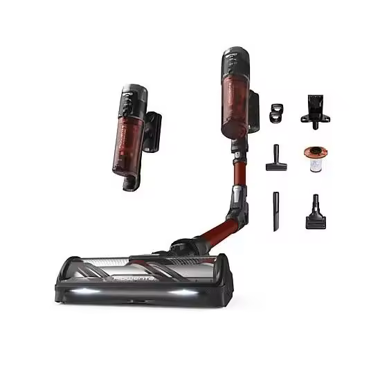 Aspirador escoba - Rowenta RH9A73 X - Force Flex 13.60 Animal Care, 150 AW, 0.65 L, 60 min, Sin cables, Multisuperficie, Especial mascotas, Rojo - 1