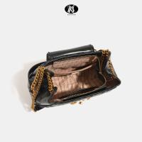 Bolso De Hombro Para Mujer KB Marca Nueva Otoño Invierno Diseñador De Lujo Forma Ling Cadenita Bloqueadora Moda Bolso De PU Con Lining De Poliéster - details 7