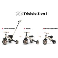 QPLAY Triciclo y bicicleta de equilibrio evolutiva TRIKE STAGER 3 en 1 - Qplay - details 0