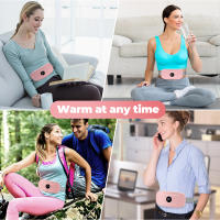 Cinturón Calentador De Uterus Multifuncional Relajación Y Masaje De Cintura Con Vibration Calor Comprimido Para Abdomen - details 11