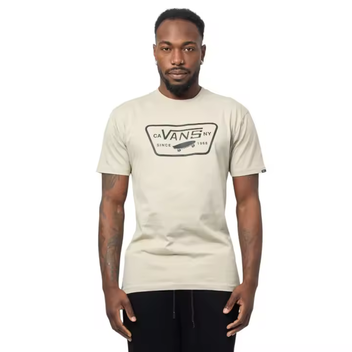 Camiseta Vans Full Patch Marron London Fog Vn000Qn8Zuj1 T Shirt Hombre - 1