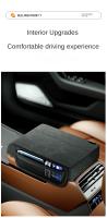 Almohadilla De Consola De Coche Con Almacenamiento Cubierta De Tela De Seda Almohadilla De Apoyo Para Mano De Memoria Espuma Auto Accesorios Interiores - details 8