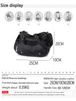 Bolso De Hombro De Lujo Para Mujer Con Varios Bolsillos PU Suave Bolso Cruzado Vintage Bolsa De Compras Con Solapa - details 2