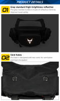 Bolsa De Moto Impermeable Para Navegación En Pantalla Táctil Almacenamiento Para Manillar Vespa 150 TMAX 530 560 GTS250 - details 5