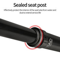 Bisagra De Silla De Bicicleta De Aluminio 34.9mm Control De Cableado Interno Poste De Silla Con Tubo De Elevación Para Bicicleta - details 7