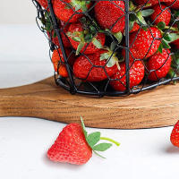 10pcs Frutas Artificiales Fresa Artificial Decoración De Hogar Y Fotografía Prop De Navidad Material Plástico Tamaño 1.26cm - details 5