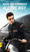 Chaqueta De Motocicleta Impermeable Y Resistente Al Viento Para Hombres Ropa Caliente Y Duradera Para Ciclismo En Invierno - details 0