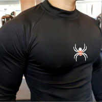 Camiseta Deportiva De Hombre Con Manga Larga Para Correr Y Gimnasio Ropa De Fitness Comprimida Sudadera De Sportwear - details 9