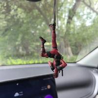 Colgante De Coche Creativo Anime Deadpool Accesorios Para Interiores De Coche Colgante Para Espejo Retrovisor Partes De Dibujos Animados - details 14